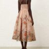 Elegant Floral Midi Dress