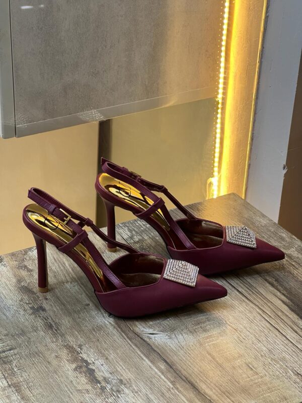VALENTINO Elegant Burgundy High Heels