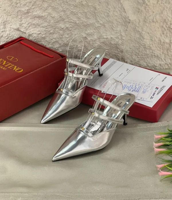 Valentino Metallic Heels