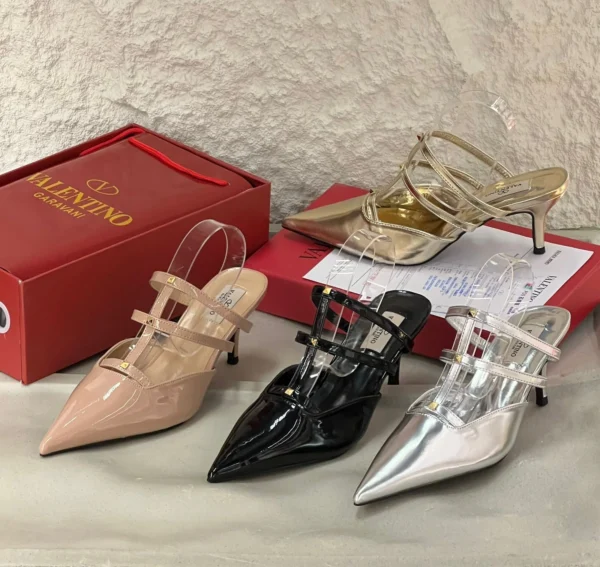 Valentino Metallic Heels