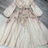 Zimmerman 'CRUSH' Pink Linen Dress