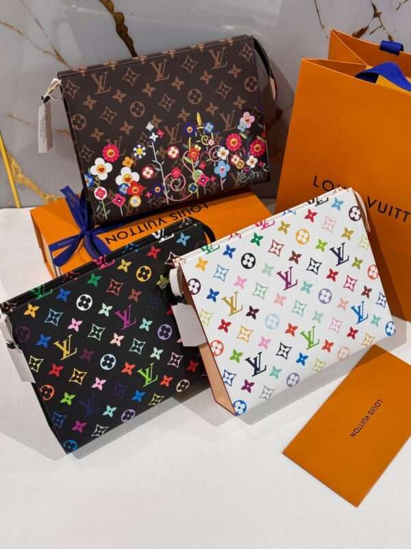 Louis Vuitton Multicolor Monogram Pouch – Limited Edition Designer Clutch Bag - Image 2