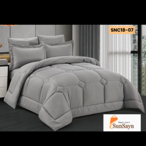 Luxury King Size Comforter Set (6 Pieces) – Hotel-Style Bedding in Dubai