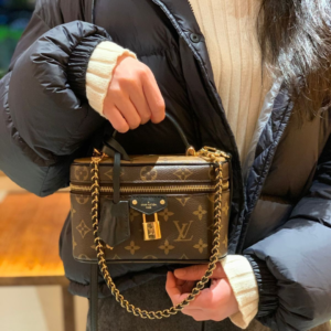 Louis Vuitton Ladies Bag taupegrey 19cm – Luxury Designer Shoulder Bag for Women