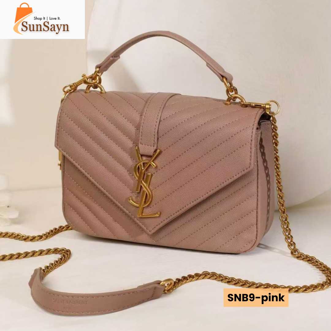 Saint Laurent College Medium Matelassé Bag | Luxury Shoulder Bag for Women in Dubai UAE - Image 9