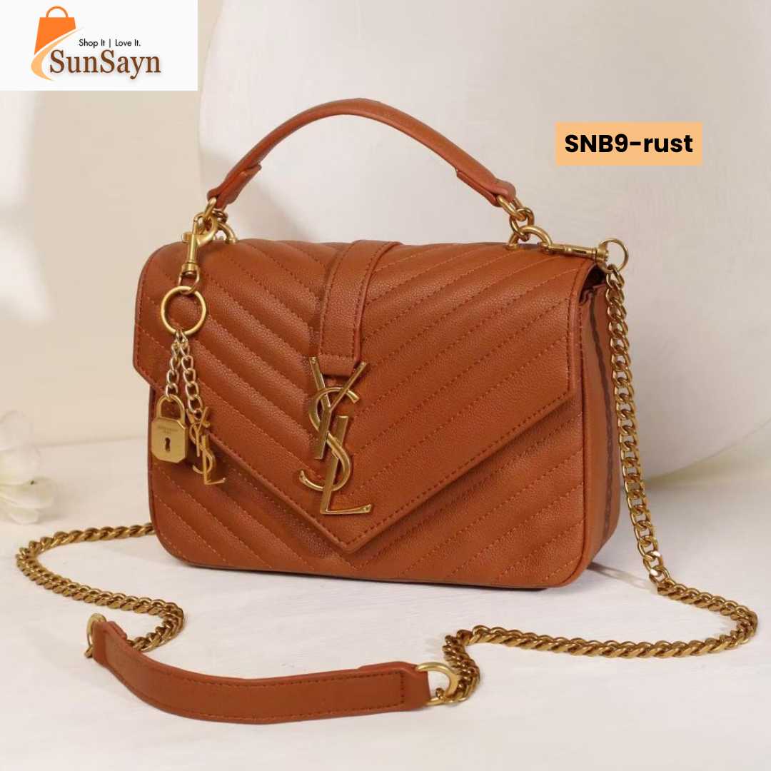 Saint Laurent College Medium Matelassé Bag | Luxury Shoulder Bag for Women in Dubai UAE - Image 8