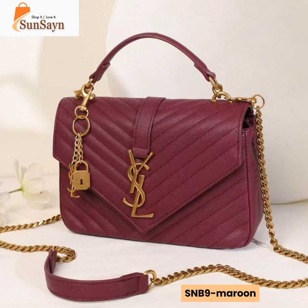 Saint Laurent College Medium Matelassé Bag | Luxury Shoulder Bag for Women in Dubai UAE - Image 5